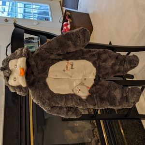 Koala Baby Penguin Snowsuit, Gray, 6 months